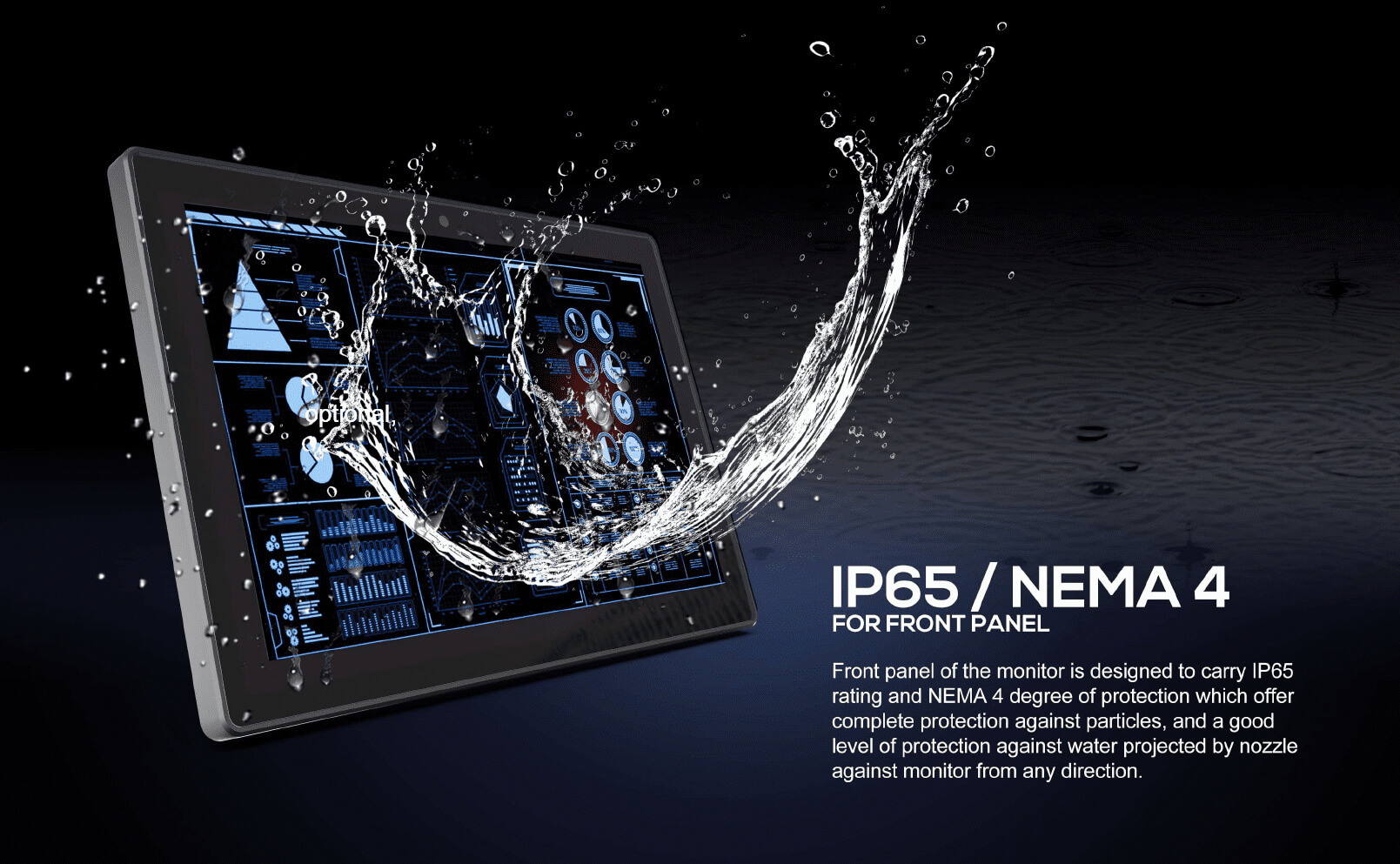 10.1 inch IP65 Android Industrial Touch Panel PC5