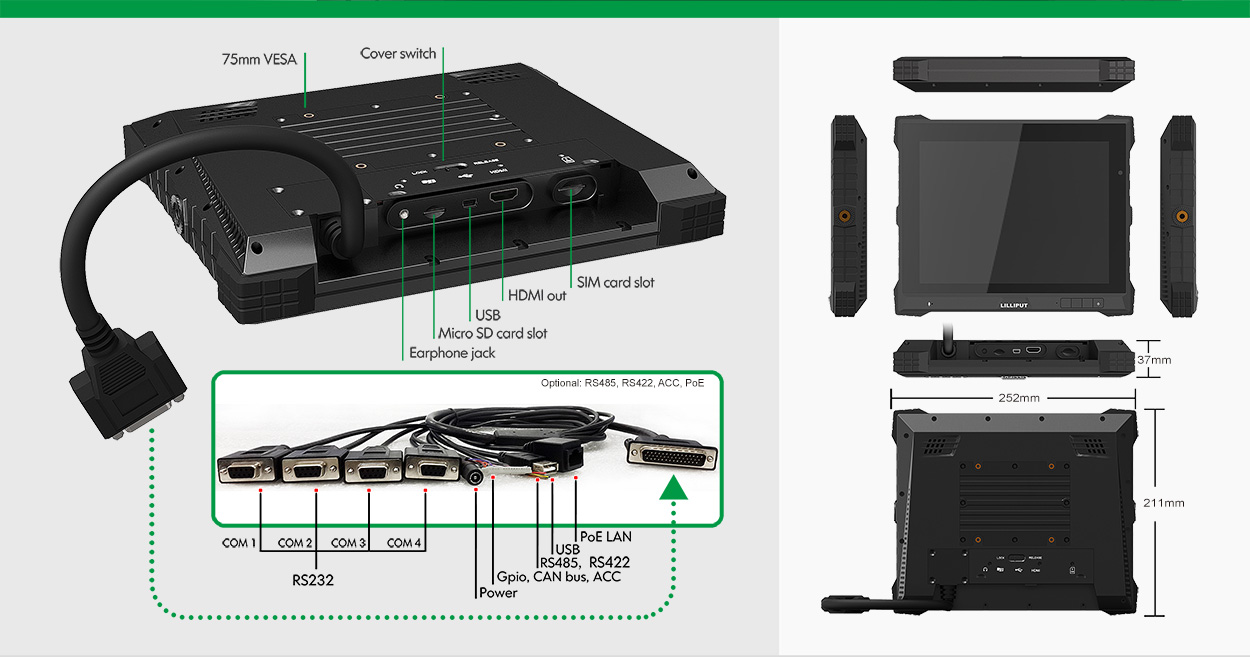 China 9.7 Inch Rugged Mobile Data Terminal Manufacturer and Supplier ...