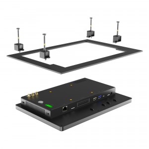 10.1 inch High brightness Linux OS Industrial Touch Panel PC Support Embedded Installation