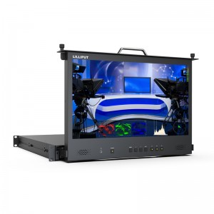 17.3 អ៊ីញ HDMI2.0 1RU ម៉ូនីទ័រ rackmount ទាញចេញ