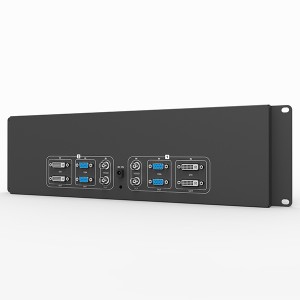 Monitor rackmount 7 inci 3RU berkembar