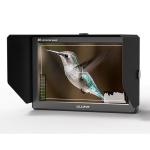 Monitor de câmera 4K de 8,9 polegadas
