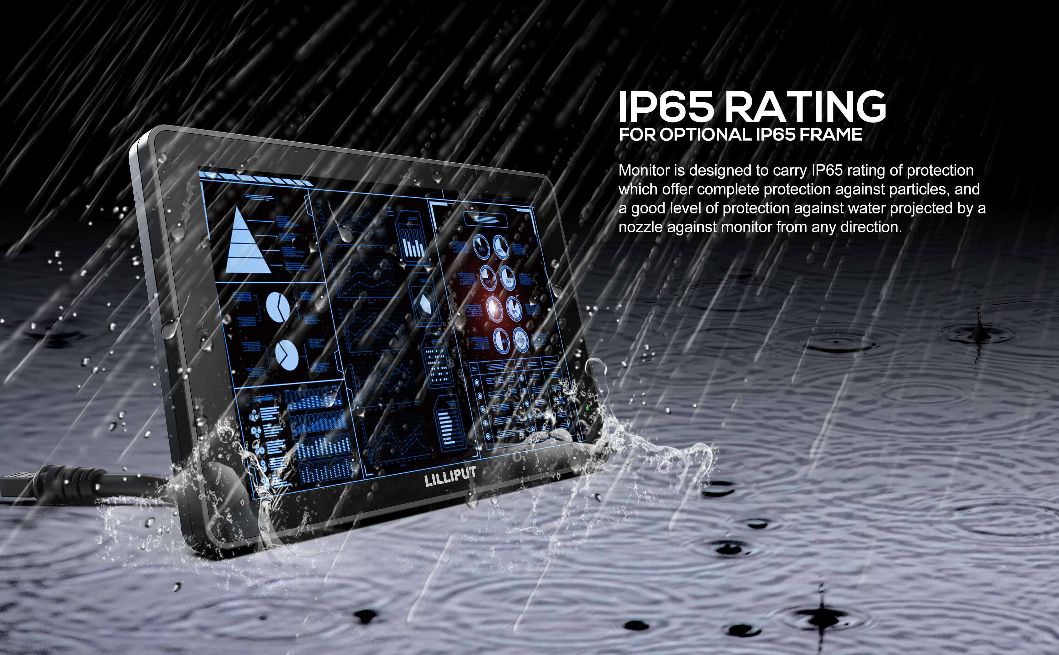 7 Inch 1000 Nits IP65 Touch Screen Monitor 4