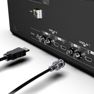 Monatóir raca 3RU dé 7 orlach le 12G-SDI / HDMI 2.0