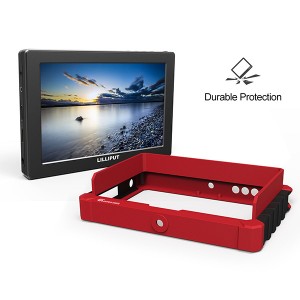 7 tommu 4K HDMI skjár á toppi myndavélarinnar