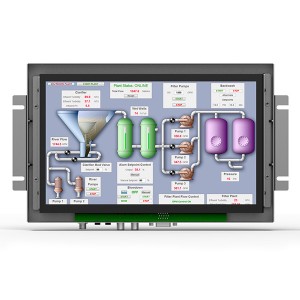 10.1 coloj industria malferma kadra tuŝekrano