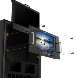 13.3 นิ้ว 8K 12G-SDI 3840 × 2160 มอนิเตอร์การผลิตสตูดิโอ