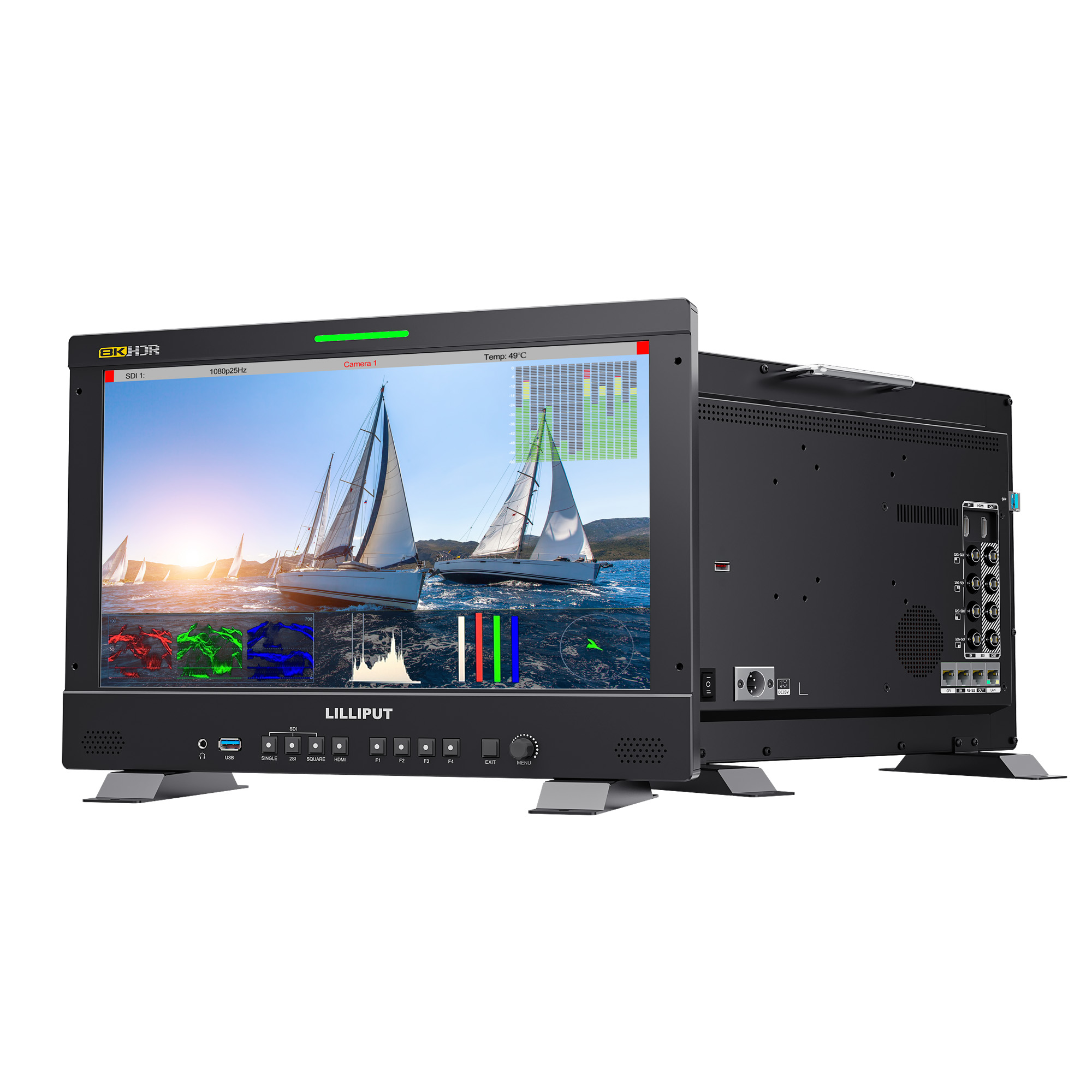 15.6 inch 8K 12G-SDI 3840×2160 studio production monitor Featured Image
