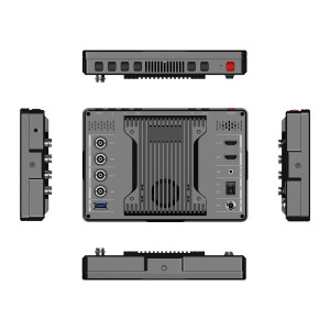 7 Zoll 2000nits 12G-SDI Ultra Hellegkeet On-Camera Monitor