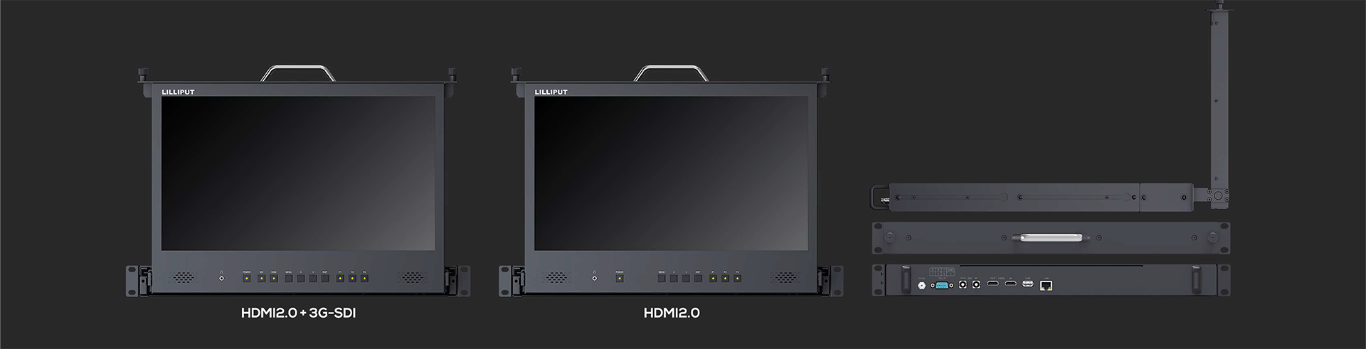 Monitor per montaggio su rack