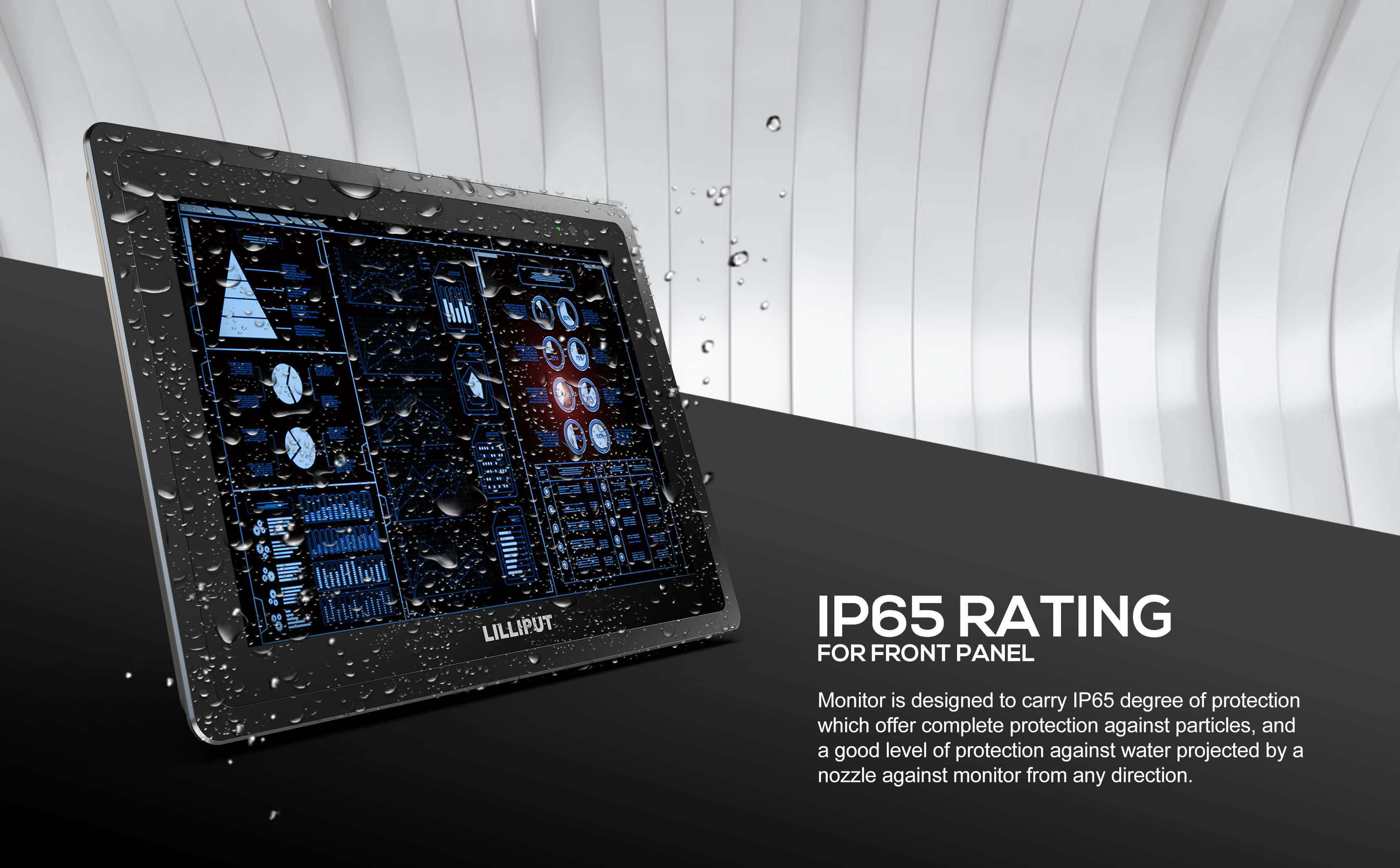 TK1019-10.1 Inch 1500 Nits Touch Screen Monitor 5