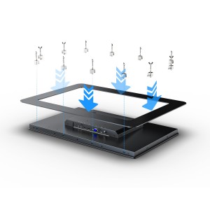 TK2380 23.8 Inch 1000 Nits Touch Screen Industrial Monitor