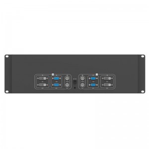 Dualer 7-Zoll-3RU-Rackmount-Monitor