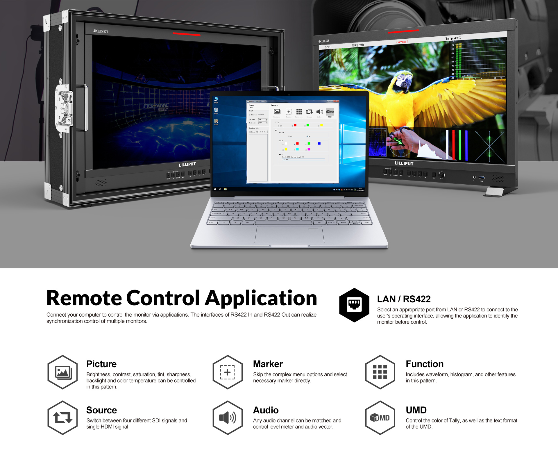 monitor produksi siaran