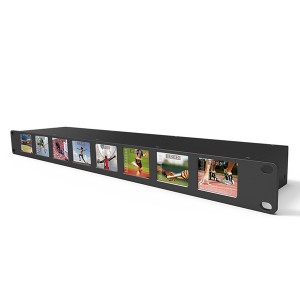 8×2 pulgada 1RU rackmount monitor