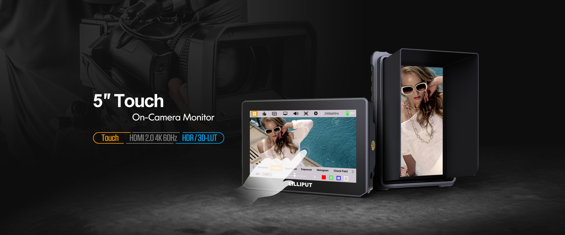 Good quality 12.5 Inch Camera Monitor -
 T5 _5 inch touch on-camera monitor – LILLIPUT